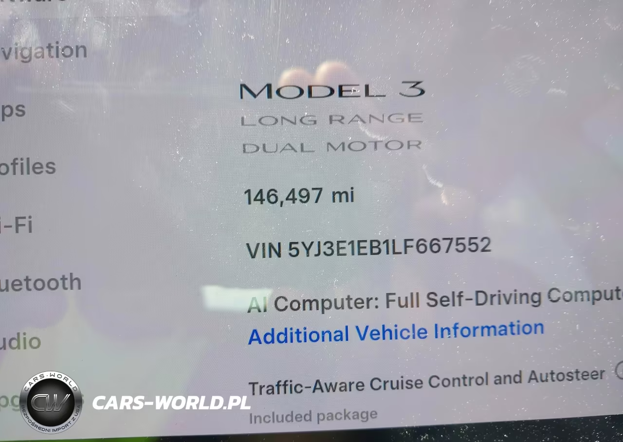 2020 Tesla Model 3 Long Range Dual Motor All-Wheel Drive VIN:5YJ3E1EB1LF667552 - 14