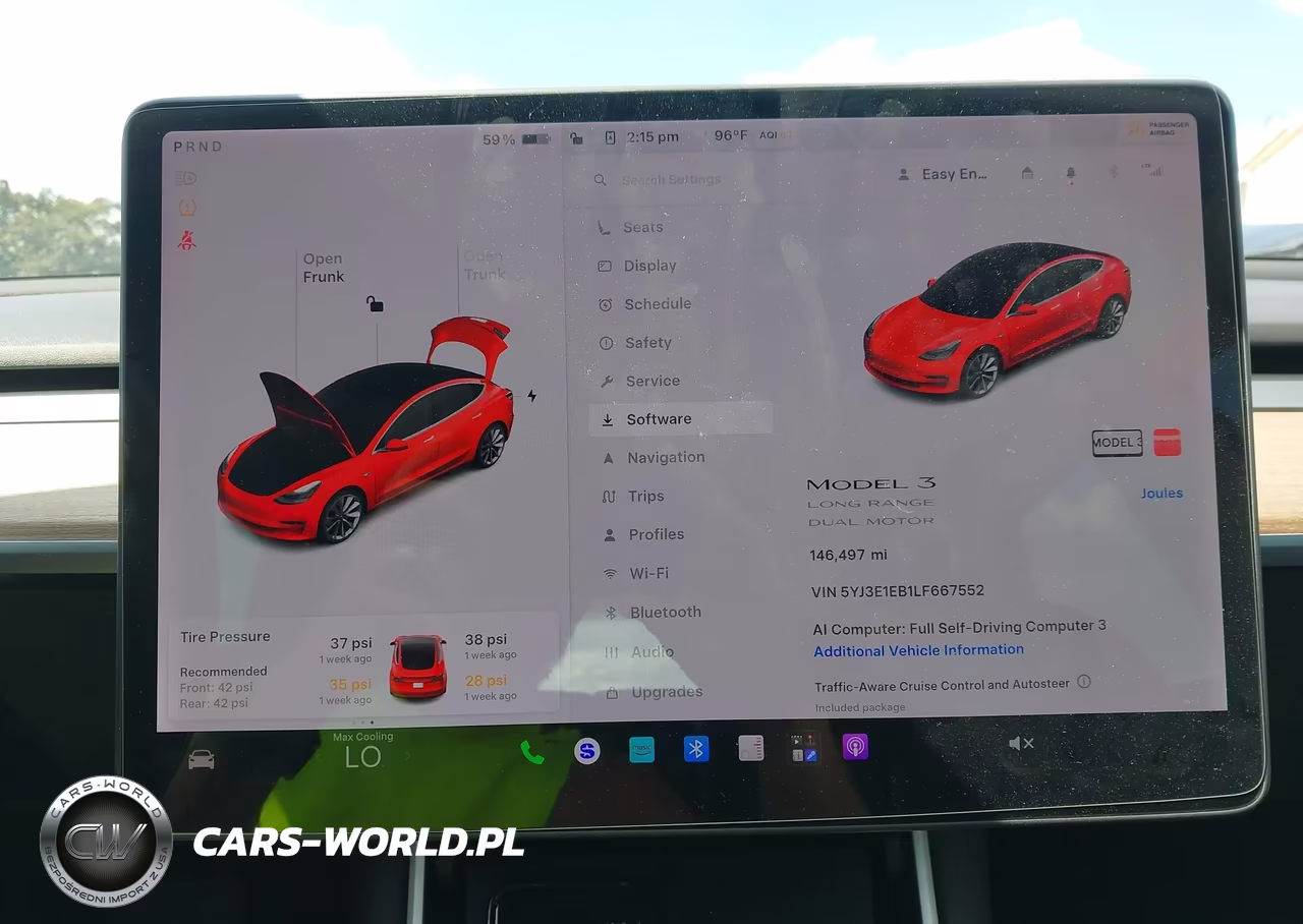 2020 Tesla Model 3 Long Range Dual Motor All-Wheel Drive VIN:5YJ3E1EB1LF667552 - 7