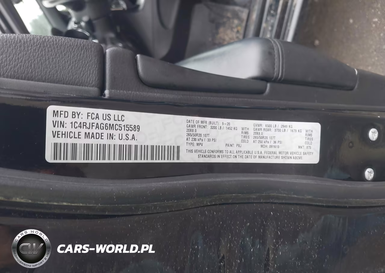 2021 Jeep Grand Cherokee Laredo X 4X4 VIN:1C4RJFAG6MC515589 - 9