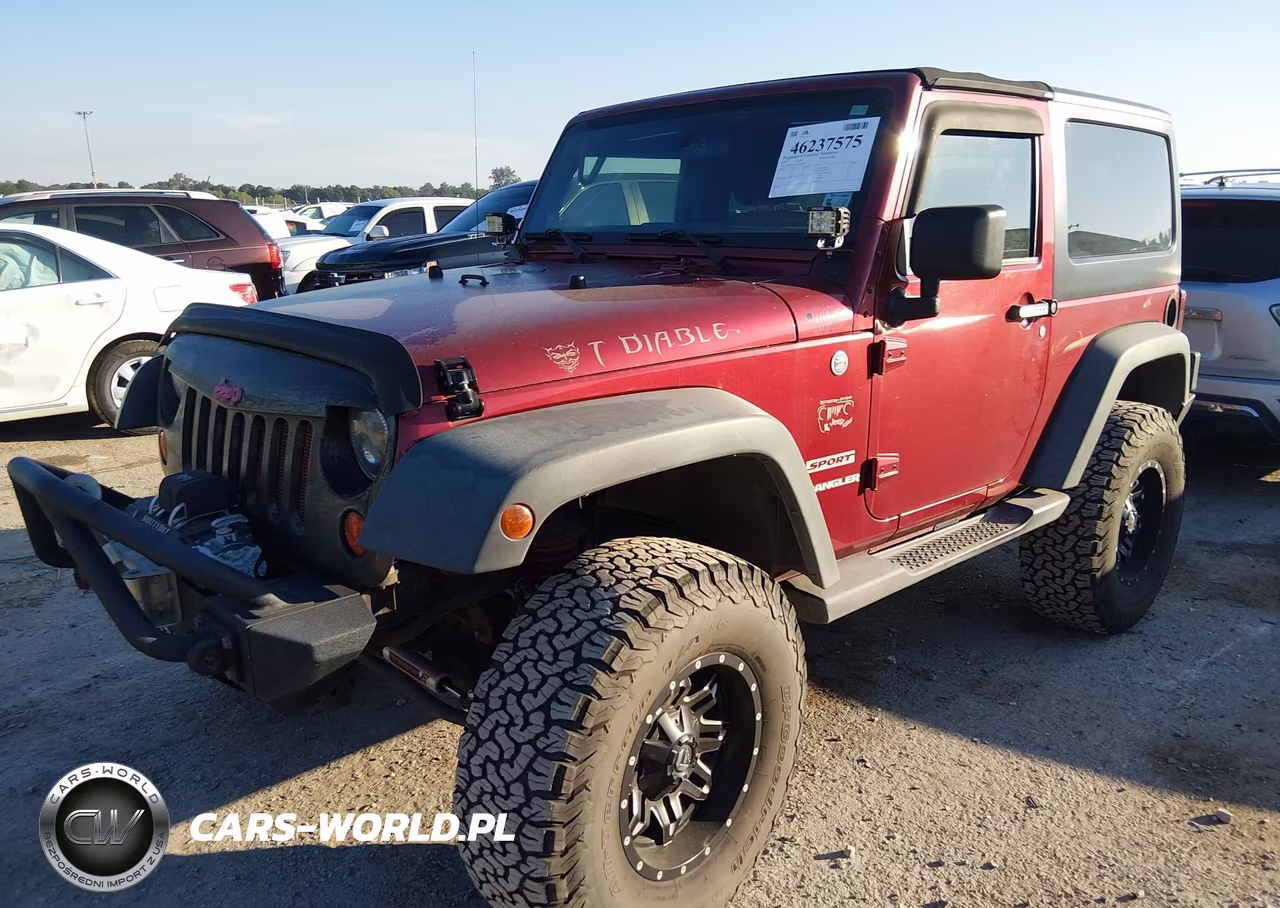 2012 Jeep Wrangler Sport VIN:1C4AJWAG7CL256445 - 2