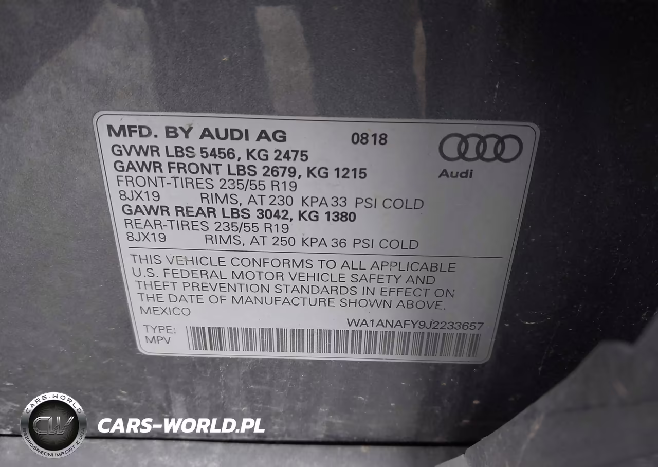 2018 Audi Q5 2.0T Premium-2.0T Tech Premium VIN:WA1ANAFY9J2233657 - 9