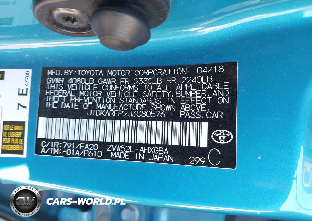 2018 Toyota Prius Prime Premium VIN:JTDKARFP2J3080576 - 9