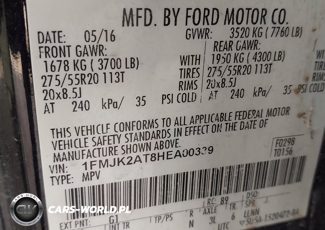 2017 Ford Expedition El Limited VIN:1FMJK2AT8HEA00339 - 9