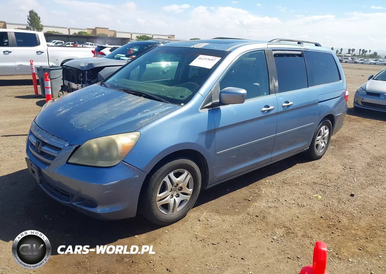 2006 Honda Odyssey Ex-L VIN:5FNRL38616B058735 - 2