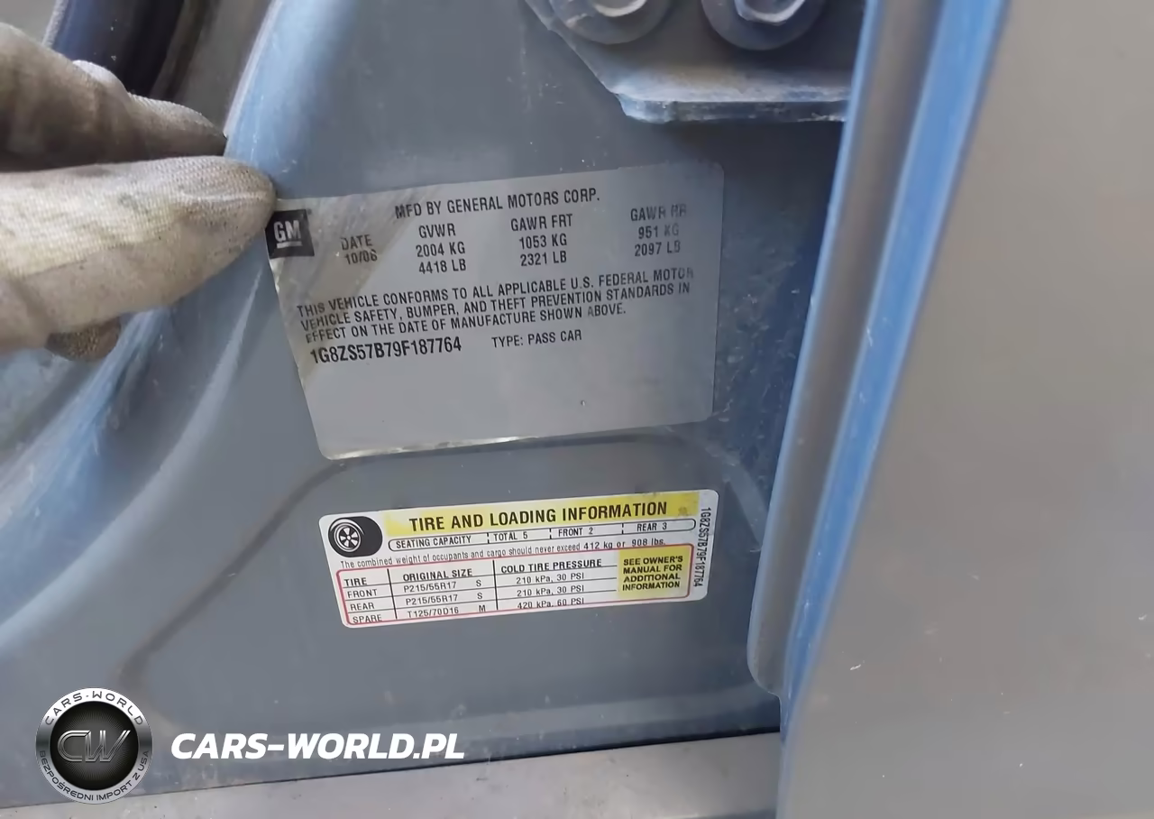 2009 Saturn Aura Xe VIN:1G8ZS57B79F187764 - 9