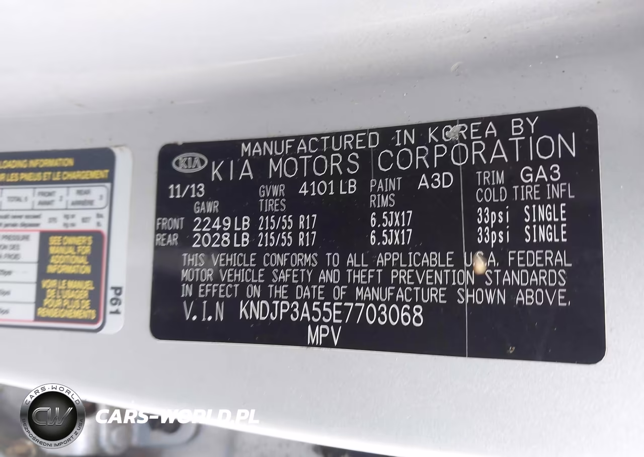 2014 Kia Soul + VIN:KNDJP3A55E7703068 - 9