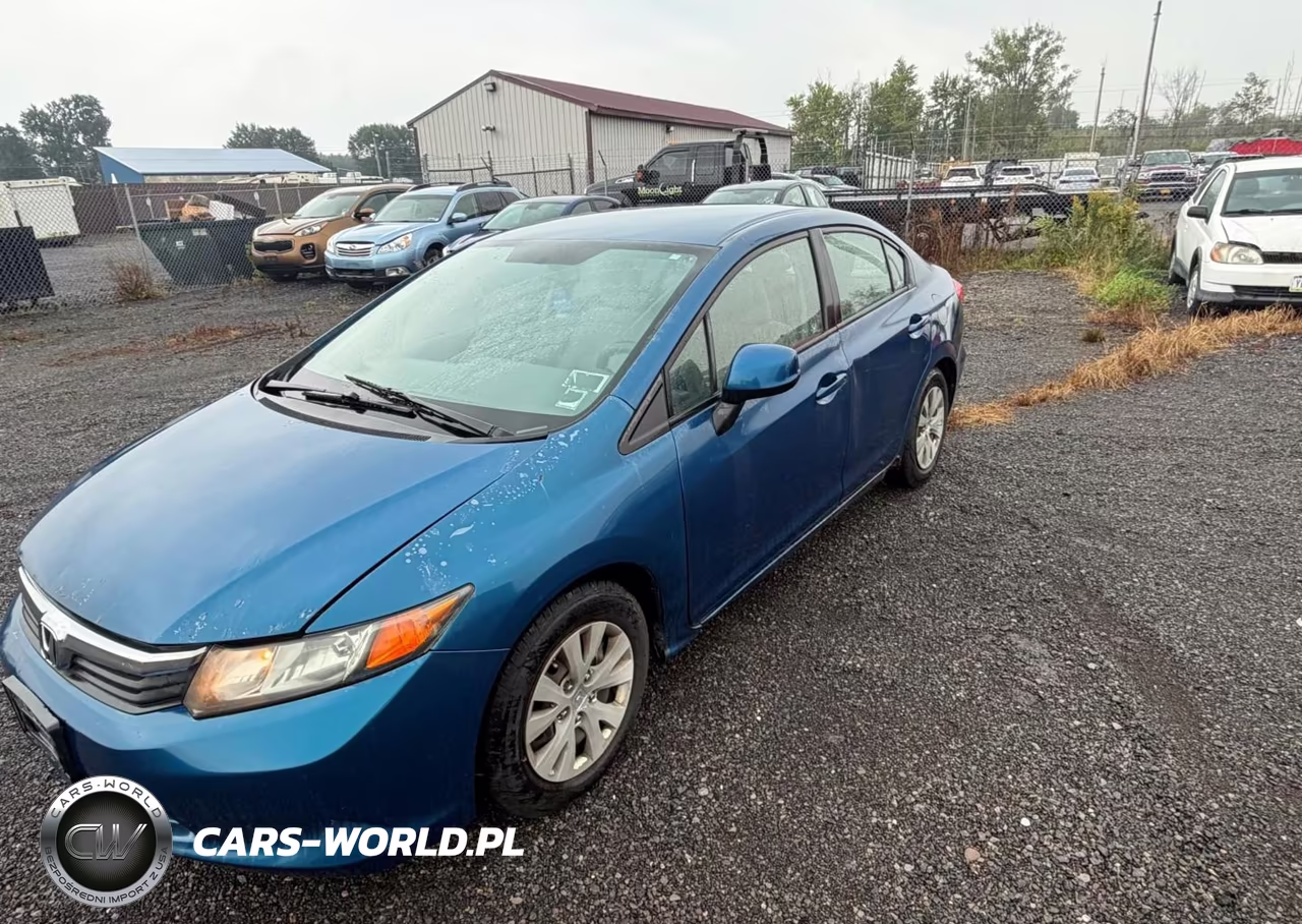 2012 Honda Civic Lx VIN:2HGFB2F51CH538047 - 2