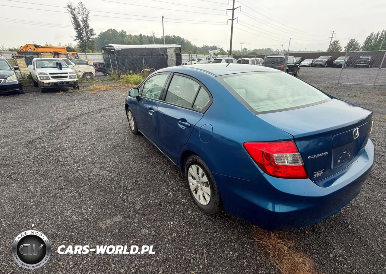 2012 Honda Civic Lx VIN:2HGFB2F51CH538047 - 3