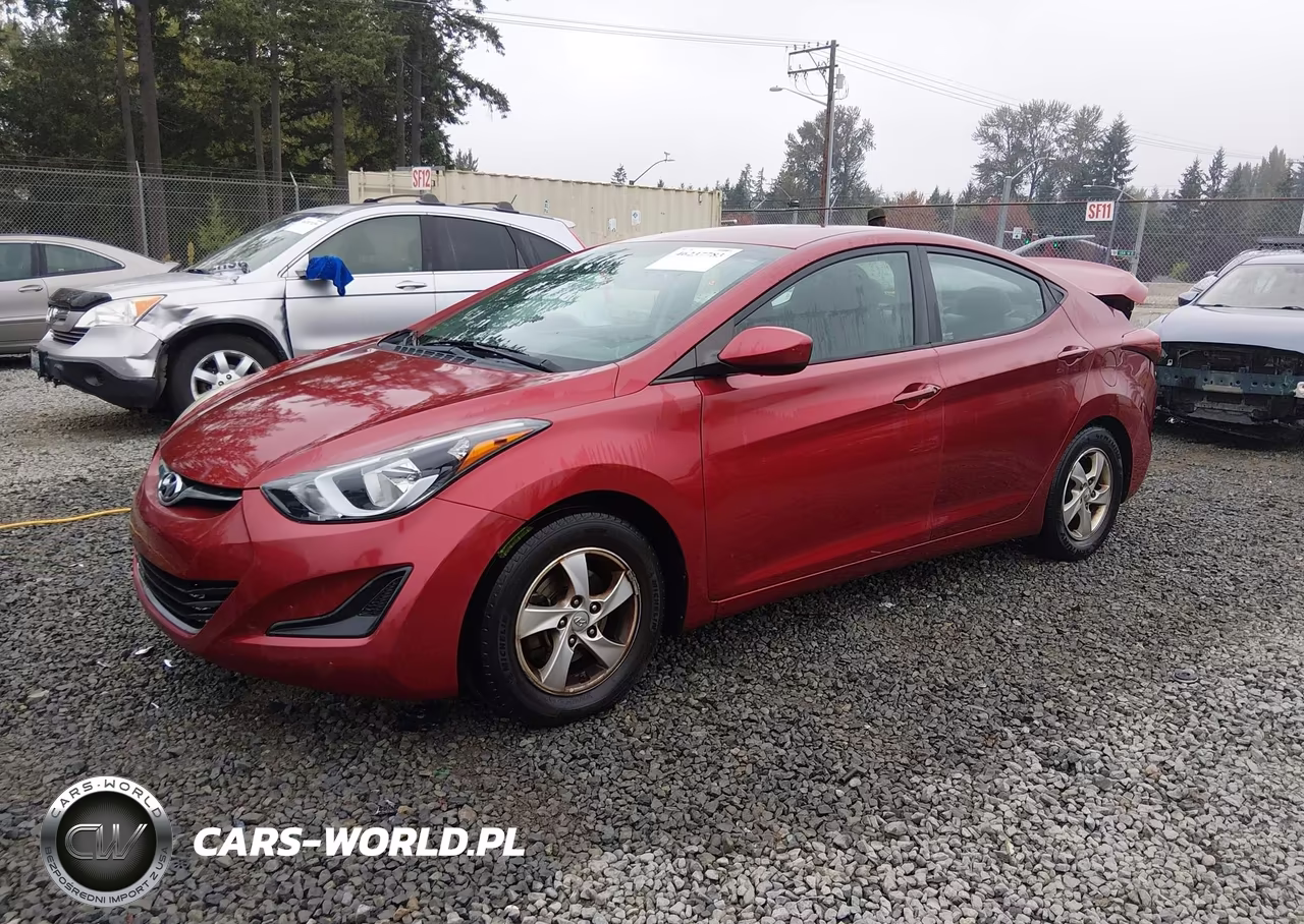 2015 Hyundai Elantra Se VIN:5NPDH4AEXFH589064 - 2