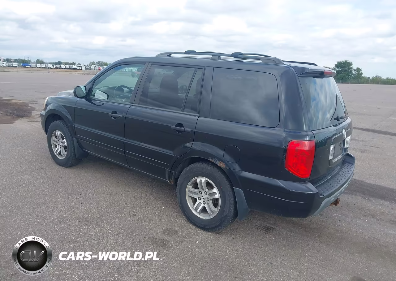 2005 Honda Pilot Ex-L VIN:5FNYF18505B038439 - 3