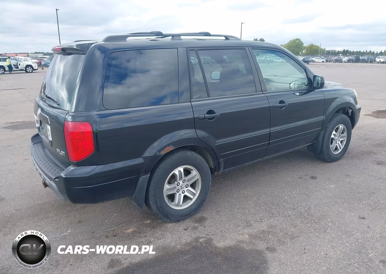 2005 Honda Pilot Ex-L VIN:5FNYF18505B038439 - 4