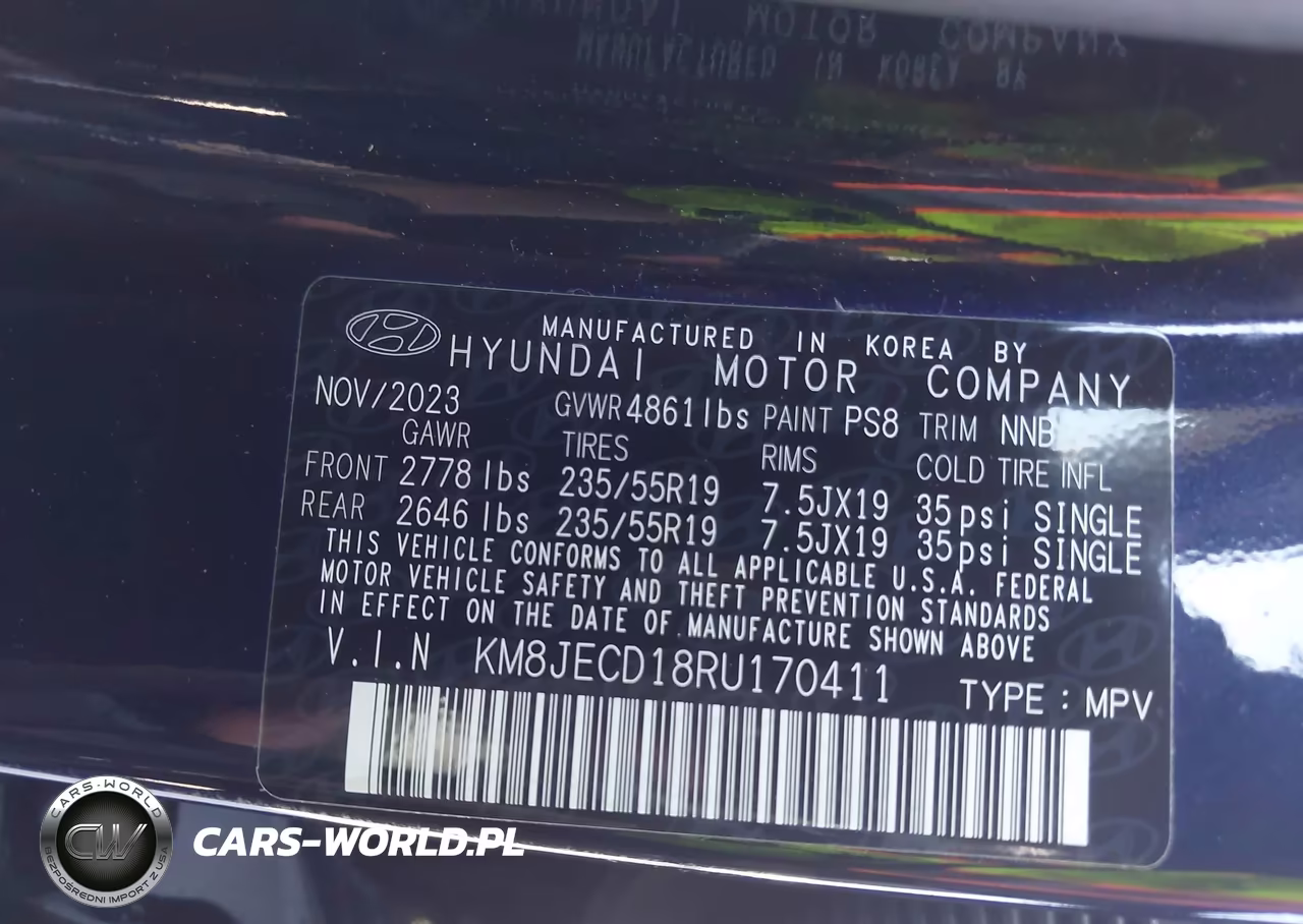 2024 Hyundai Tucson Hybrid Limited VIN:KM8JECD18RU170411 - 9