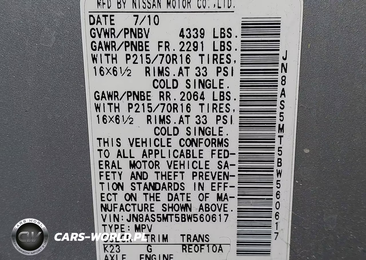 2011 Nissan Rogue S VIN:JN8AS5MT5BW560617 - 9