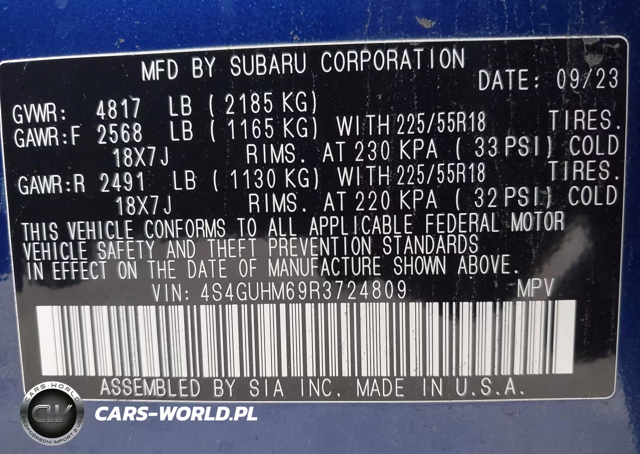 2024 Subaru Crosstrek Limited VIN:4S4GUHM69R3724809 - 9