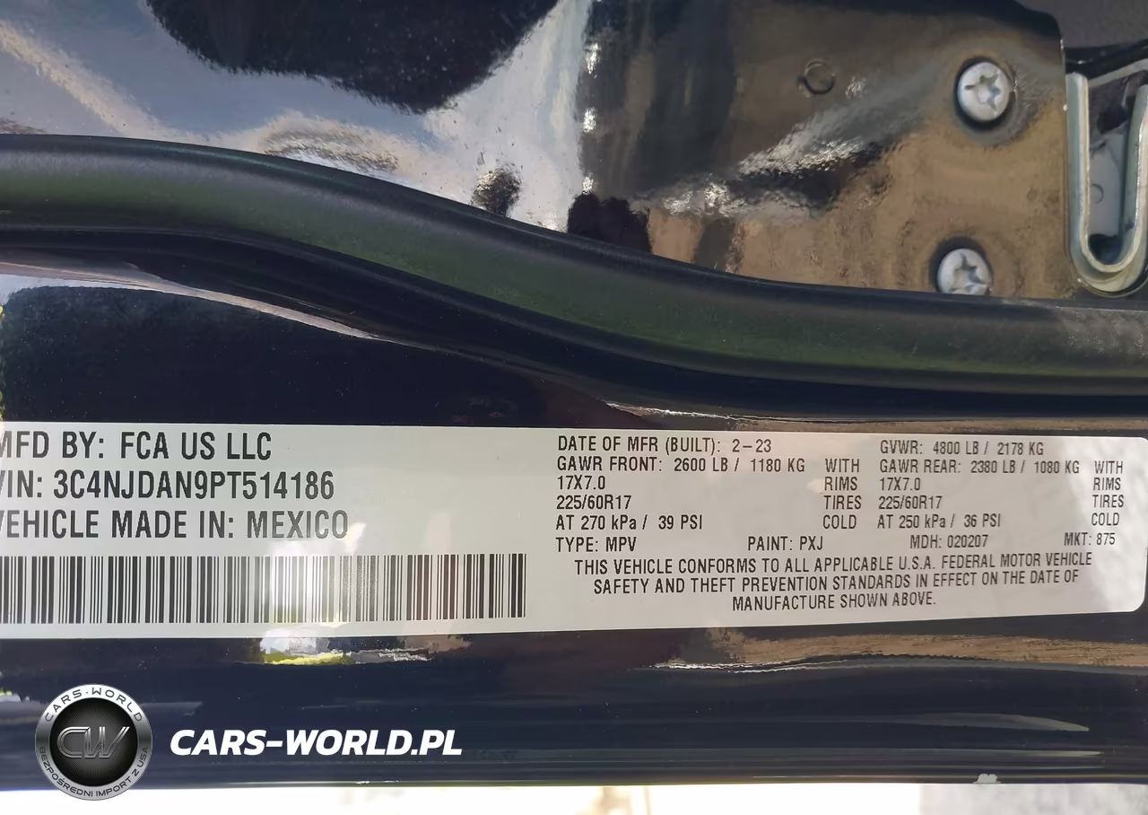 2023 Jeep Compass Sport 4X4 VIN:3C4NJDAN9PT514186 - 9