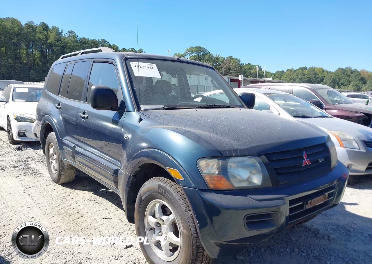 2001 Mitsubishi Montero Xls
