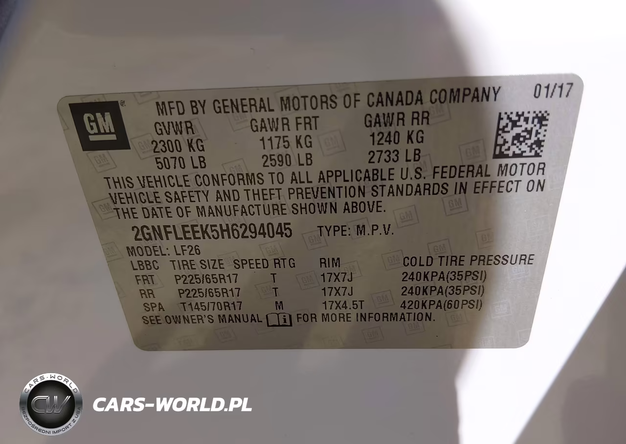 2017 Chevrolet Equinox Ls VIN:2GNFLEEK5H6294045 - 9