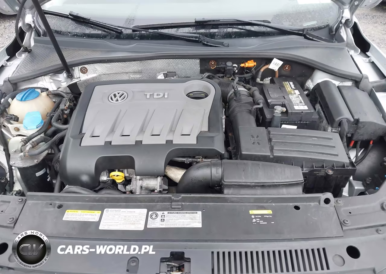 2014 Volkswagen Passat 2.0L Tdi Se VIN:1VWBN7A35EC108449 - 10