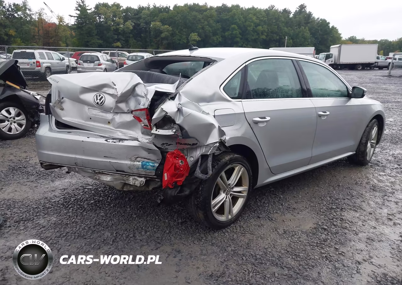 2014 Volkswagen Passat 2.0L Tdi Se VIN:1VWBN7A35EC108449 - 4