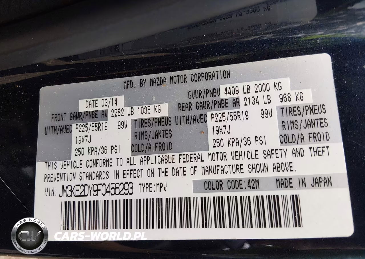 2015 Mazda Cx-5 Grand Touring VIN:JM3KE2DY9F0456293 - 9