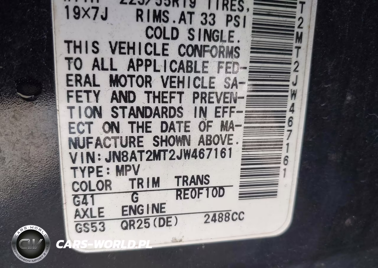 2018 Nissan Rogue Sl VIN:JN8AT2MT2JW467161 - 9