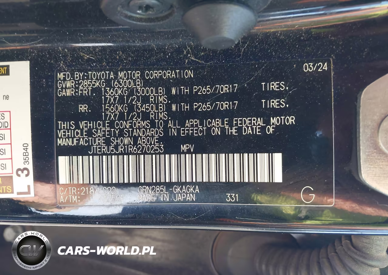 2024 Toyota 4Runner Trd Off Road Premium VIN:JTERU5JR1R6270253 - 9