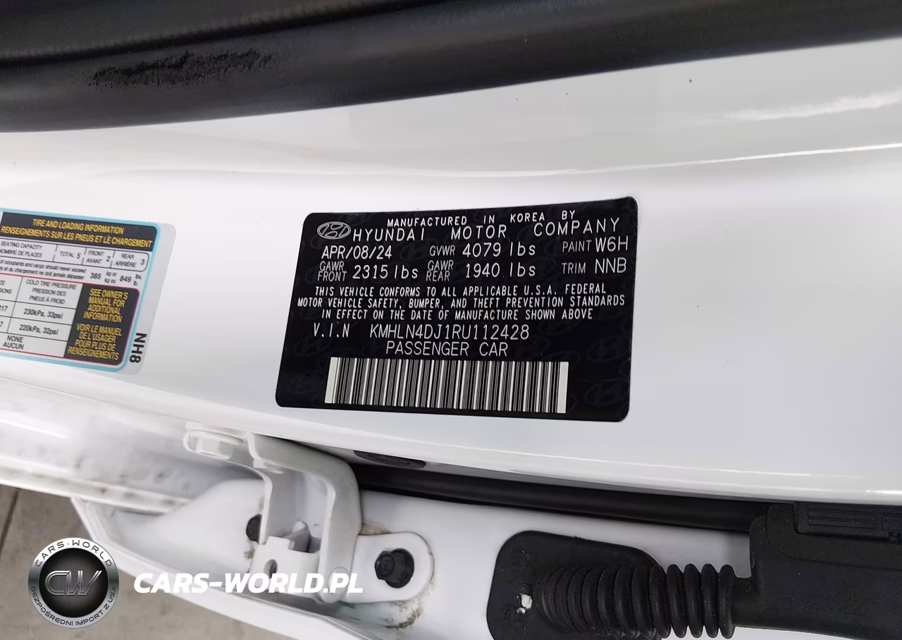 2024 Hyundai Elantra Hybrid Limited VIN:KMHLN4DJ1RU112428 - 9