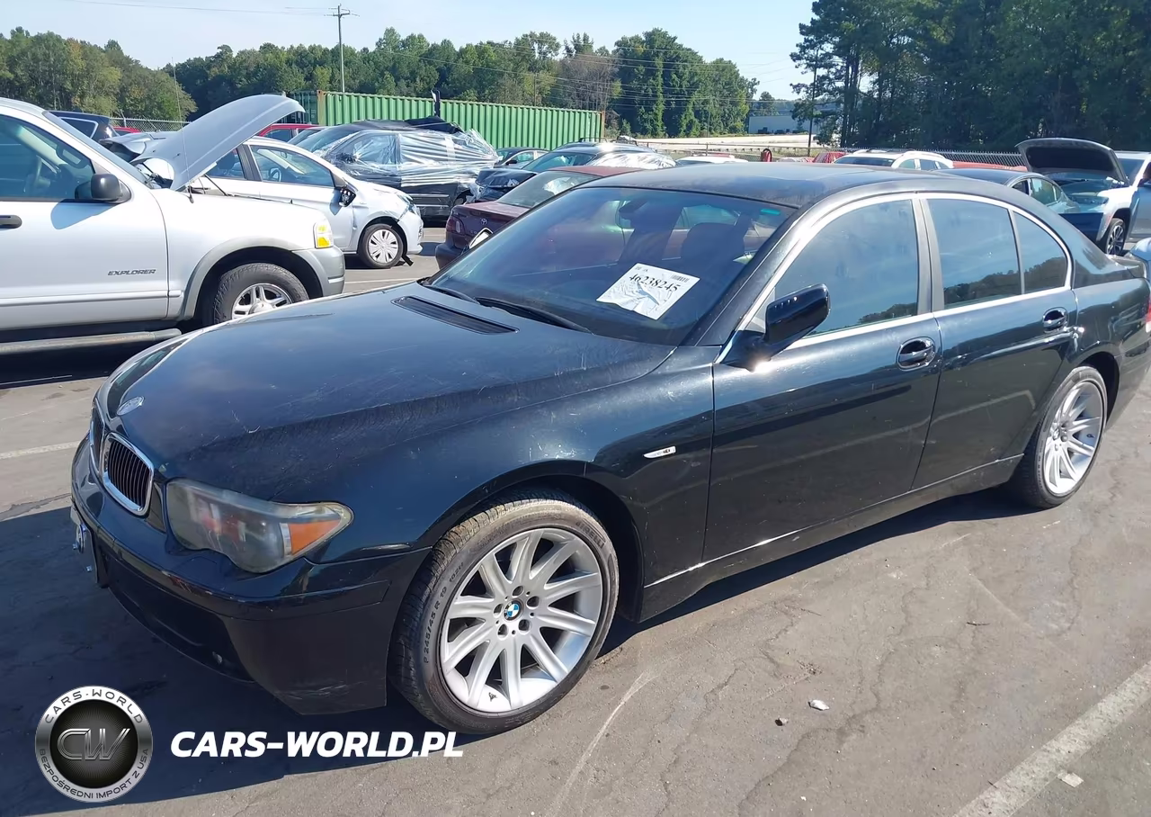 2002 BMW 745I VIN:WBAGL63452DP56780 - 2