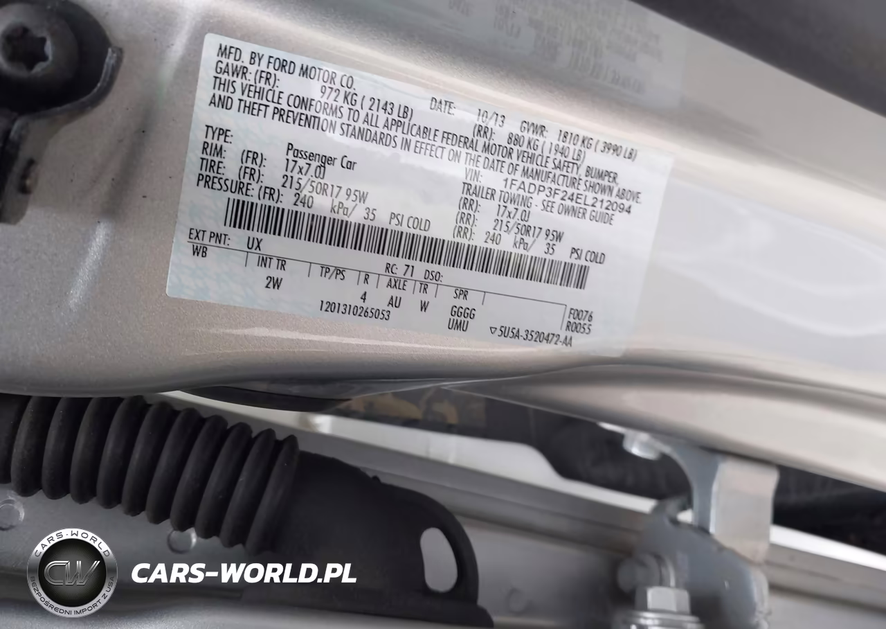 2014 Ford Focus Se VIN:1FADP3F24EL212094 - 9