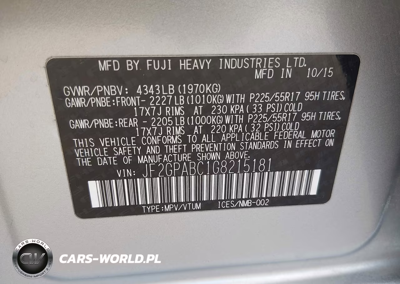 2016 Subaru Crosstrek Premium VIN:JF2GPABC1G8215181 - 9