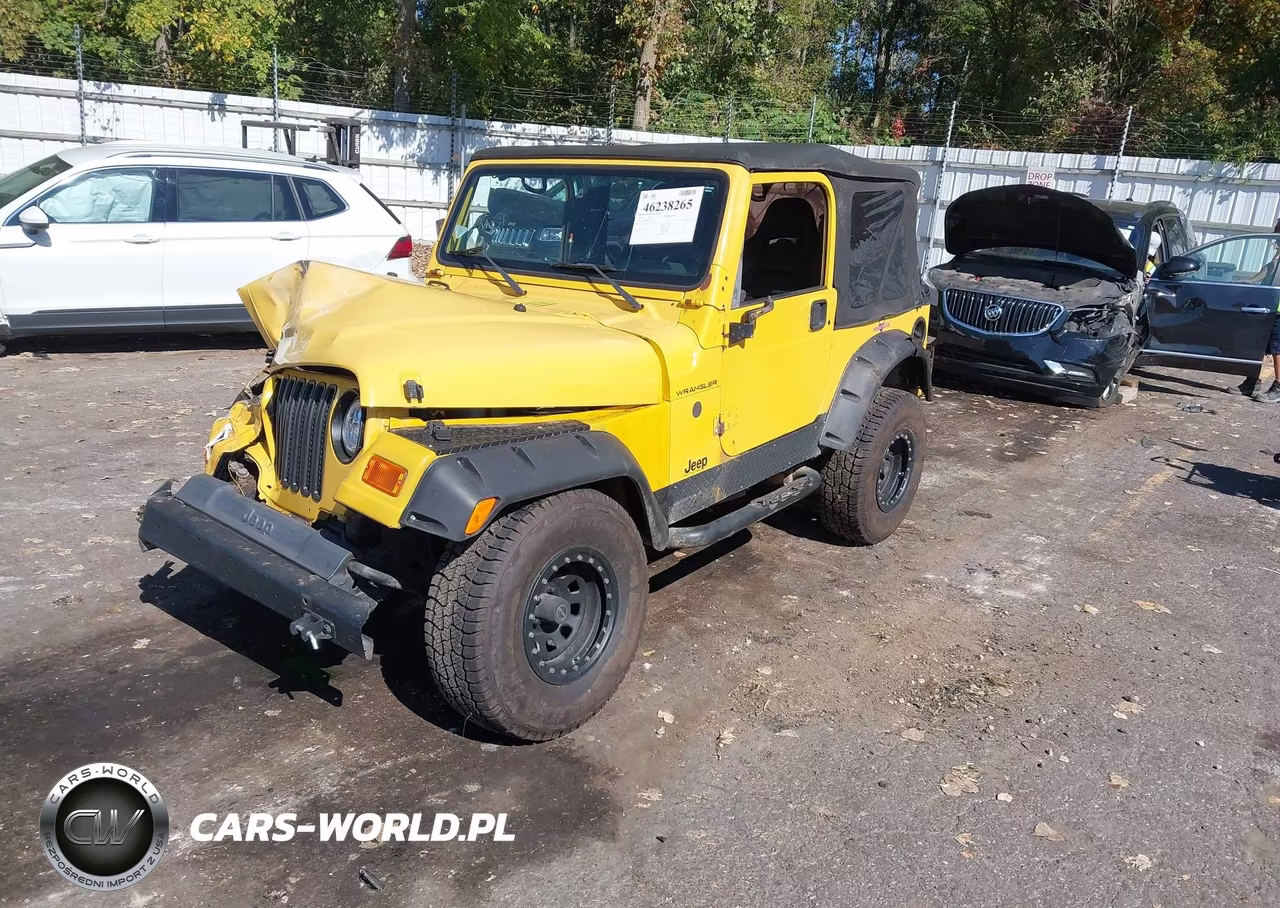 2001 Jeep Wrangler Se VIN:1J4FA29P91P314395 - 2