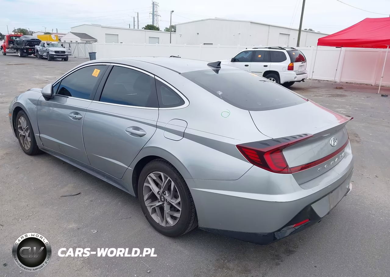 2021 Hyundai Sonata Sel VIN:5NPEL4JA9MH106144 - 3