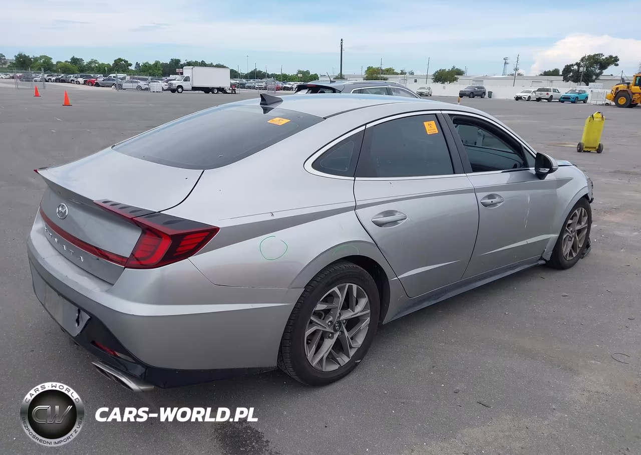 2021 Hyundai Sonata Sel VIN:5NPEL4JA9MH106144 - 4