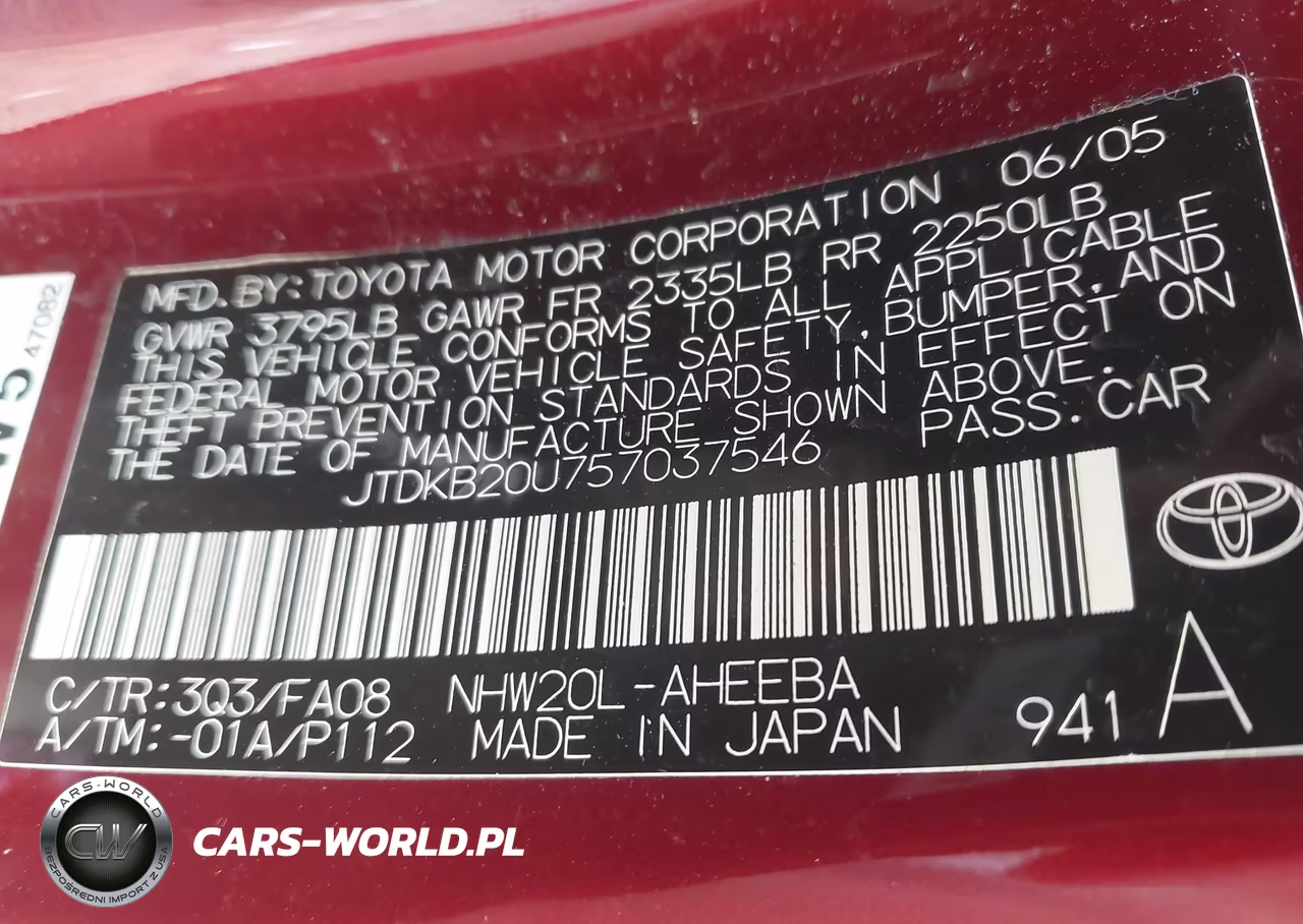 2005 Toyota Prius VIN:JTDKB20U757037546 - 9