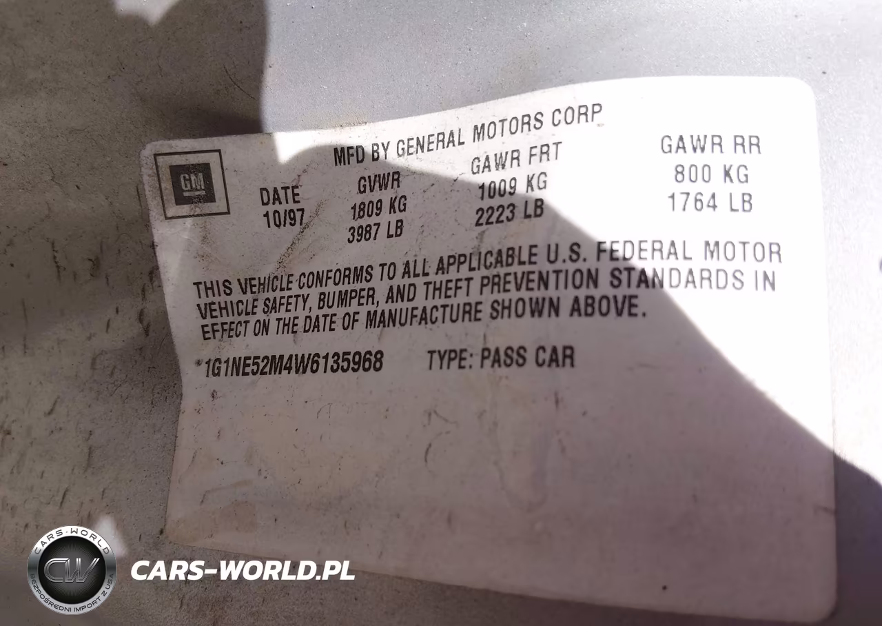 1998 Chevrolet Malibu Ls VIN:1G1NE52M4W6135968 - 9