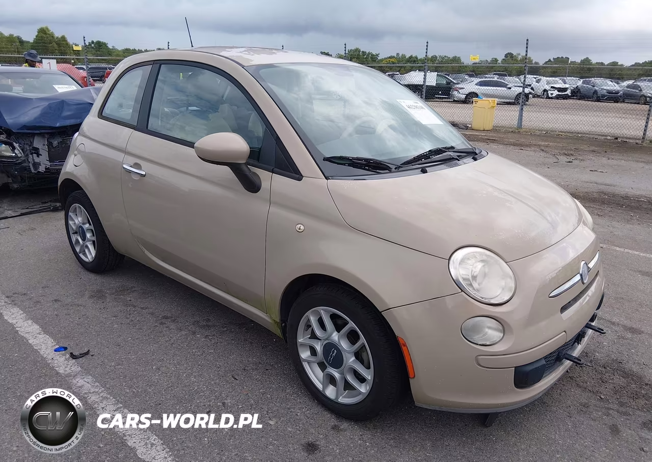 2012 Fiat 500 Pop VIN:3C3CFFAR8CT370166 - 1