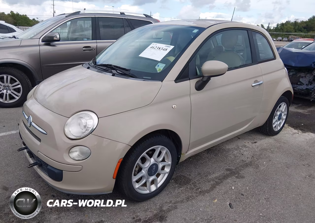 2012 Fiat 500 Pop VIN:3C3CFFAR8CT370166 - 2
