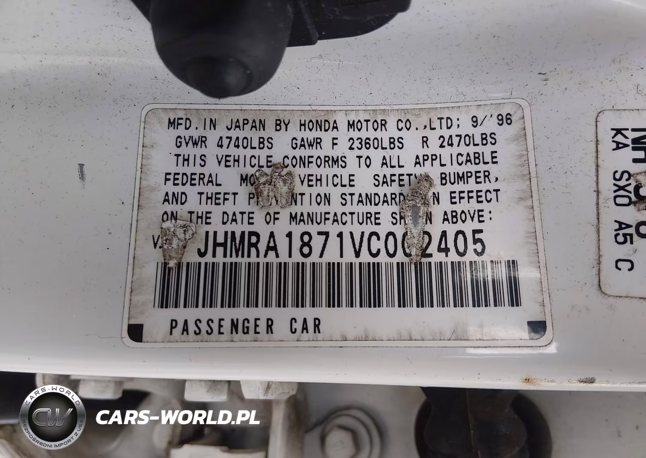 1997 Honda Odyssey Ex VIN:JHMRA1871VC002405 - 9