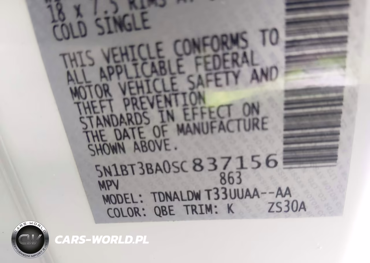 2025 Nissan Rogue Sv Fwd VIN:5N1BT3BA0SC837156 - 9