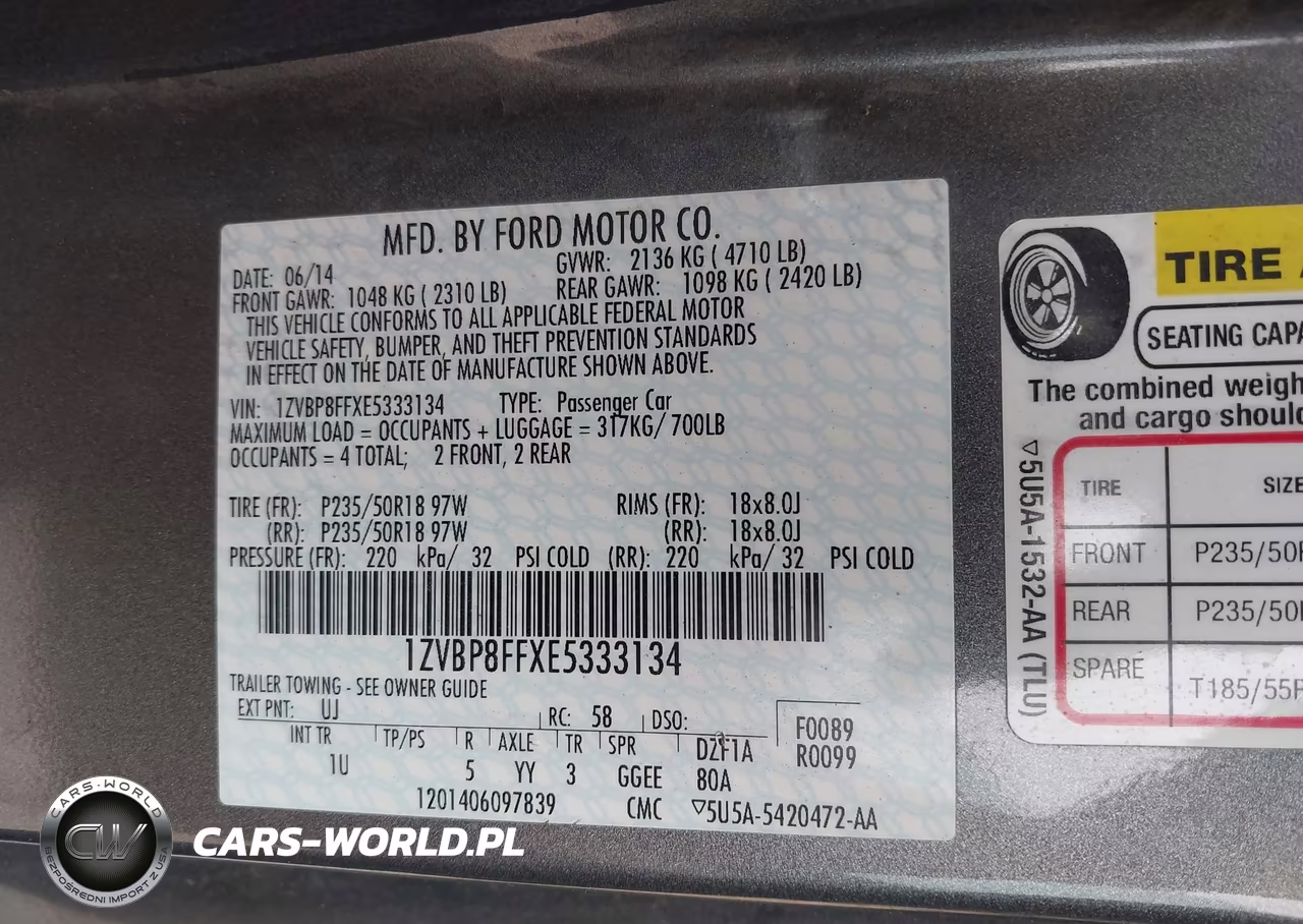2014 Ford Mustang Gt VIN:1ZVBP8FFXE5333134 - 9