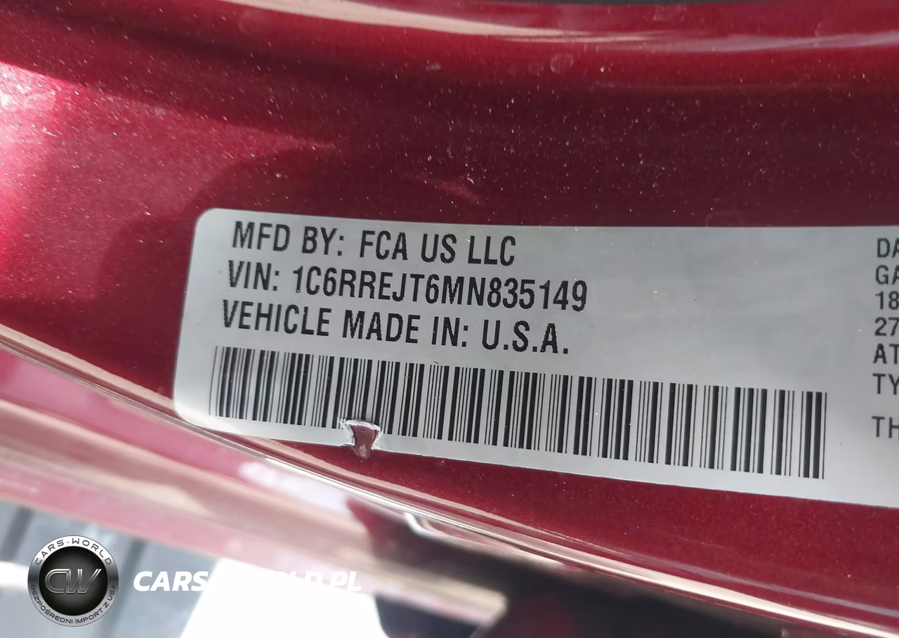 2021 Ram 1500 Laramie VIN:1C6RREJT6MN835149 - 9