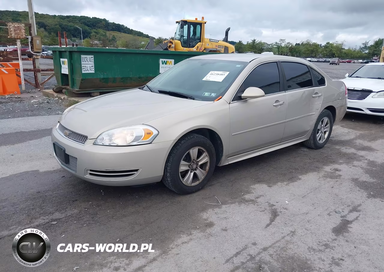 2012 Chevrolet Impala Ls VIN:2G1WF5E33C1235616 - 2