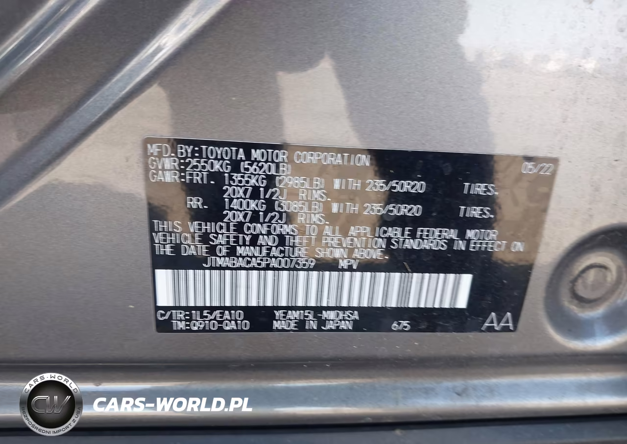 2023 Toyota Bz4X Limited VIN:JTMABACA5PA007359 - 9