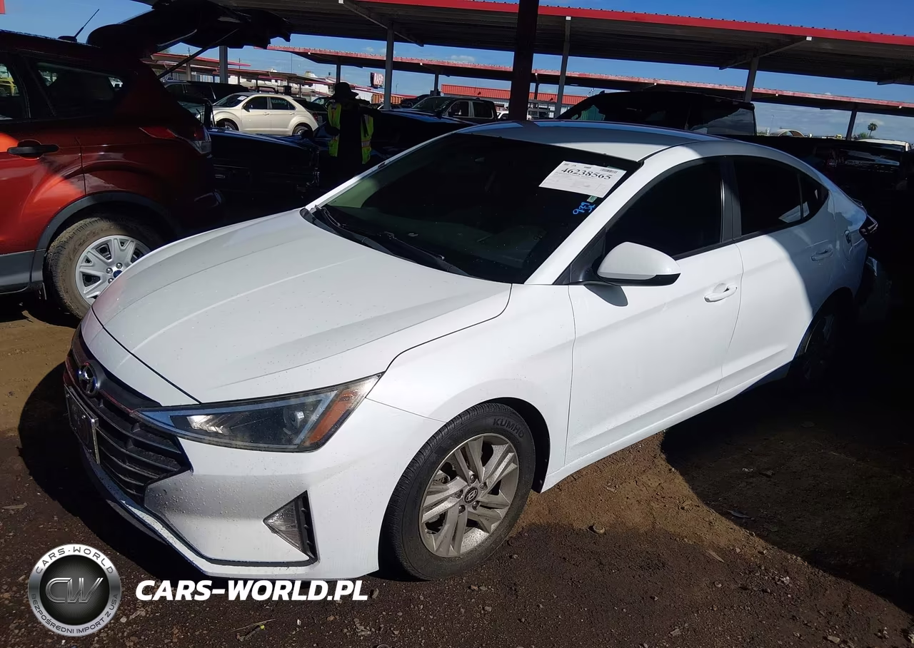 2019 Hyundai Elantra Sel VIN:5NPD84LFXKH424308 - 2