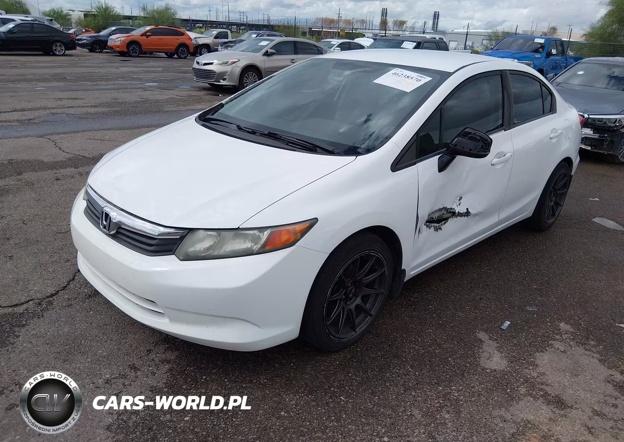 2012 Honda Civic Sdn Lx VIN:19XFB2F54CE344719 - 2