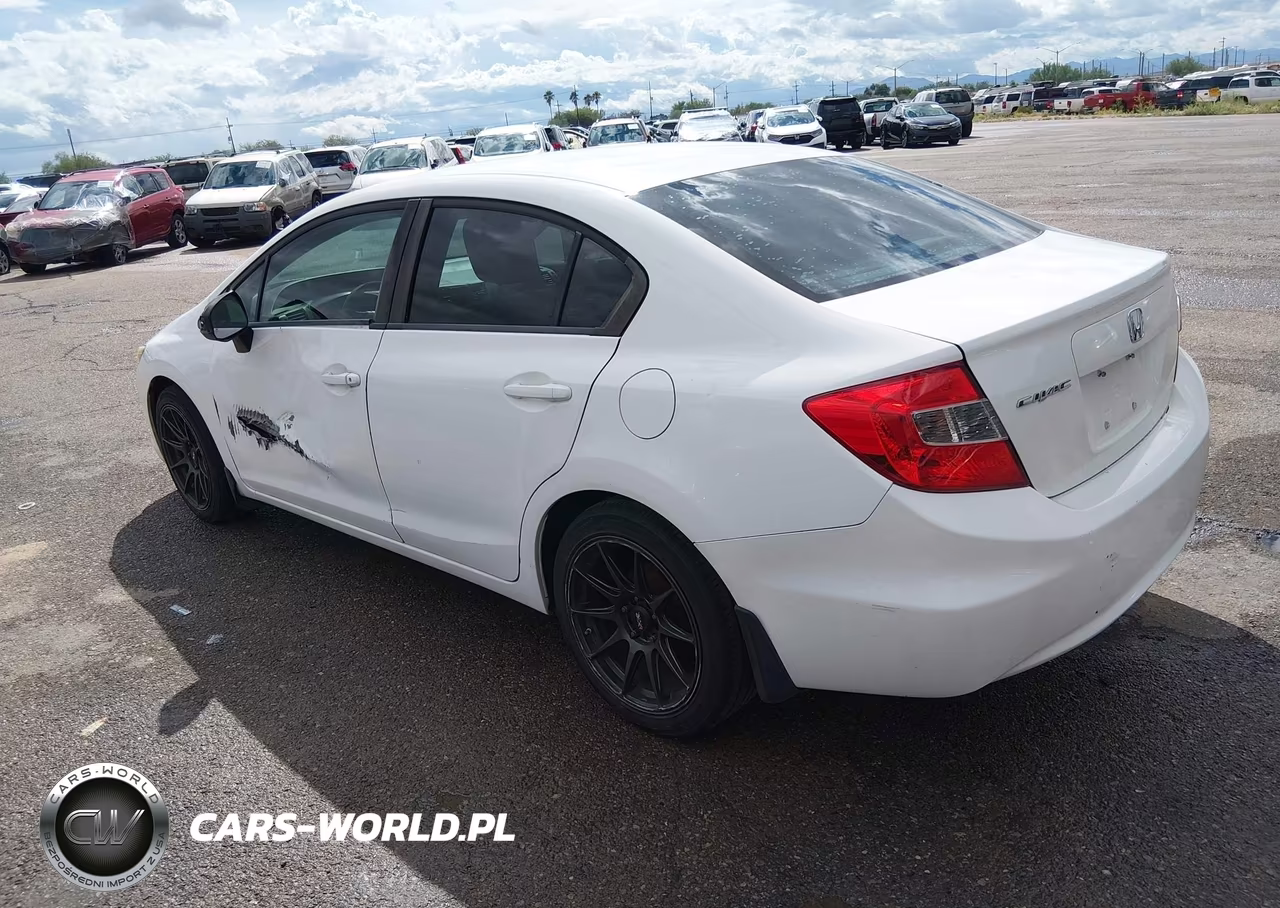 2012 Honda Civic Sdn Lx VIN:19XFB2F54CE344719 - 3