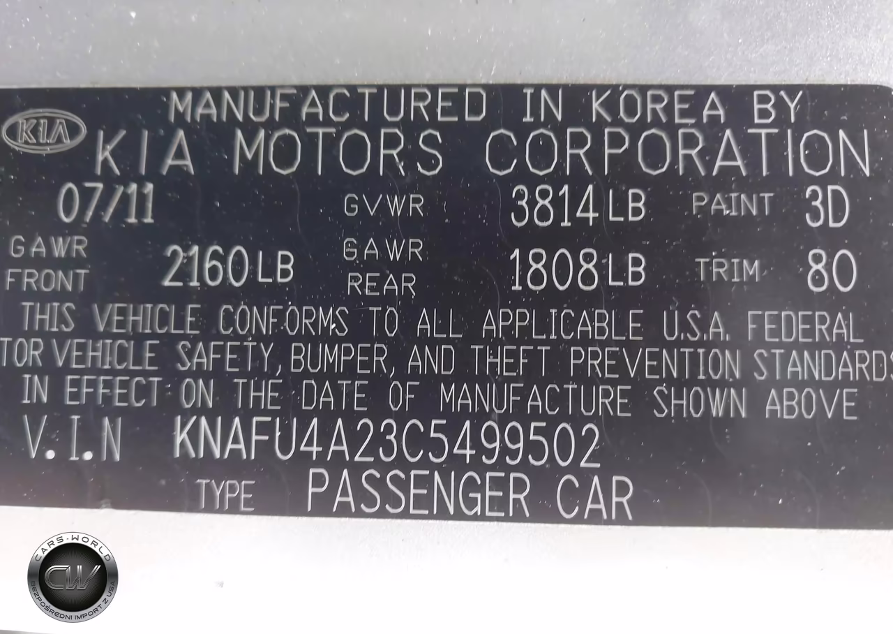 2012 Kia Forte Ex VIN:KNAFU4A23C5499502 - 9
