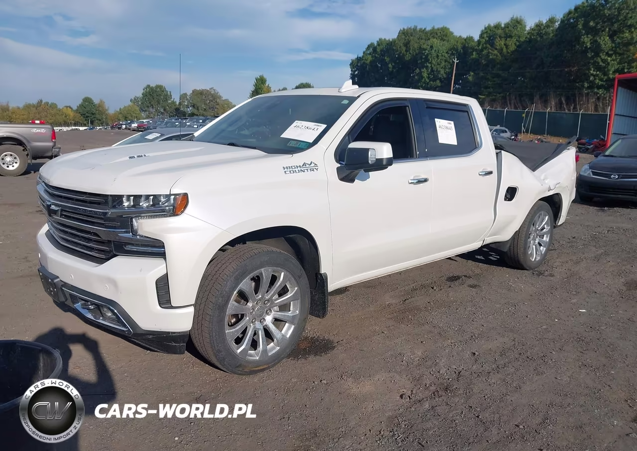 2021 Chevrolet Silverado 1500 4Wd Standard Bed High Country VIN:1GCUYHEL0MZ272951 - 2