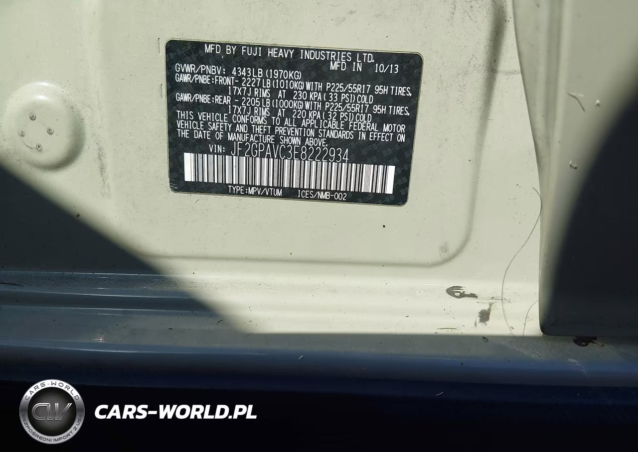 2014 Subaru Xv Crosstrek 2.0 Premium VIN:JF2GPAVC3E8222934 - 9