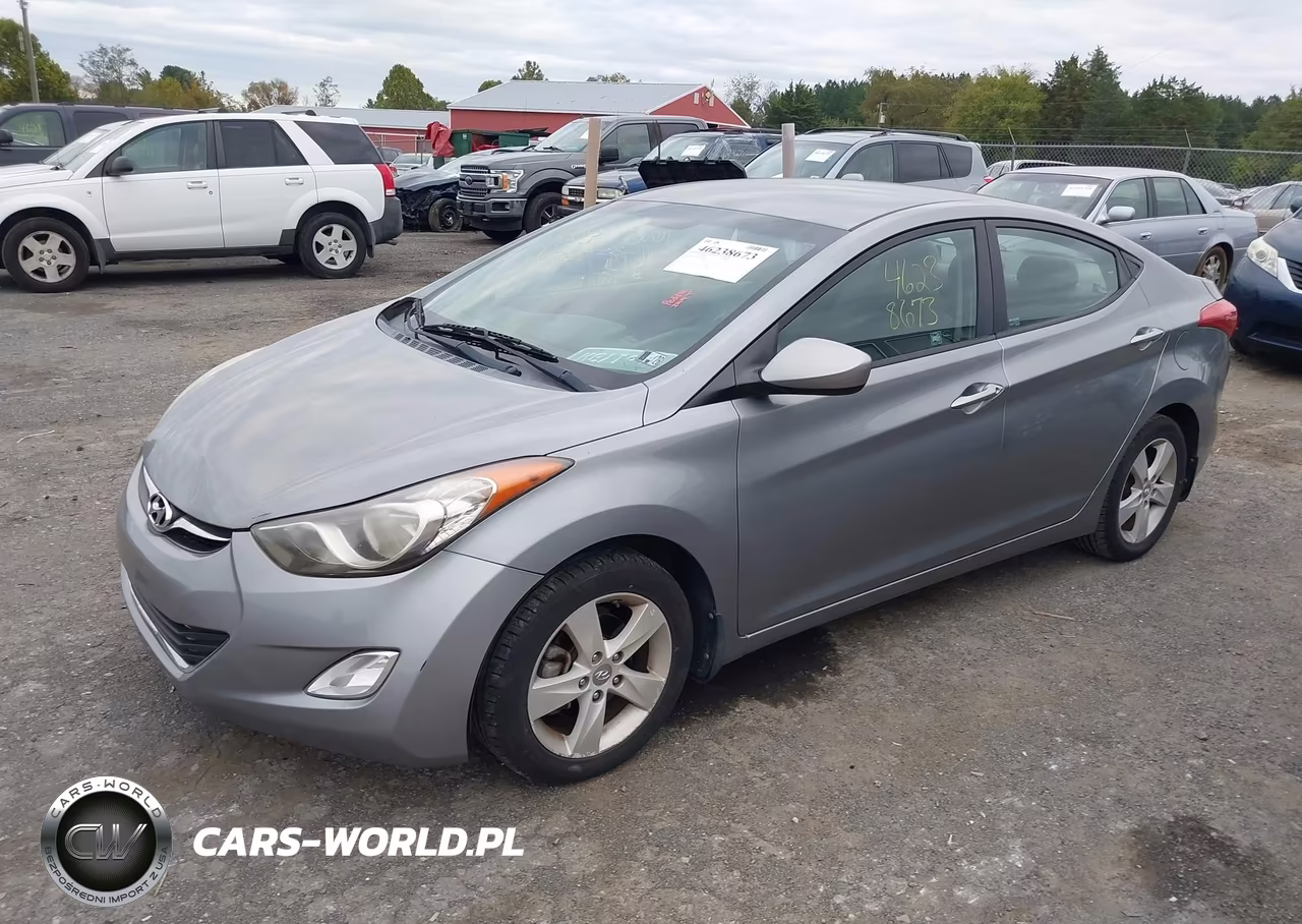 2013 Hyundai Elantra Gls VIN:KMHDH4AE2DU927989 - 2